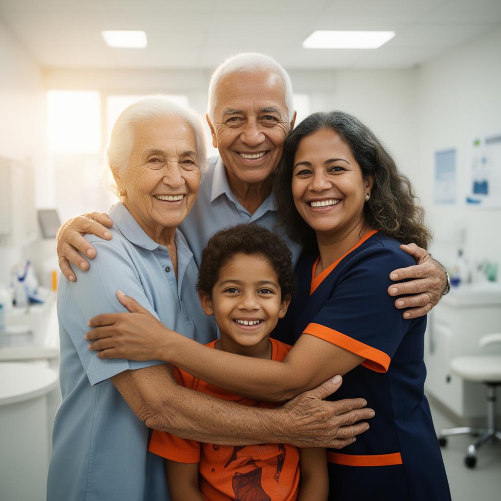 Família protegida pelo ResolveSaúde
